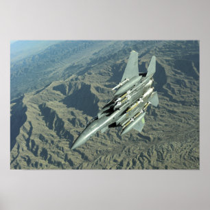 A US Air Force F-15E Strike Eagle Poster