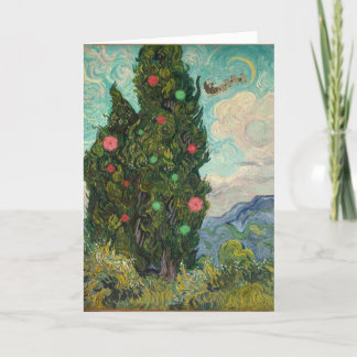 A Van Gogh Christmas Feiertagskarte