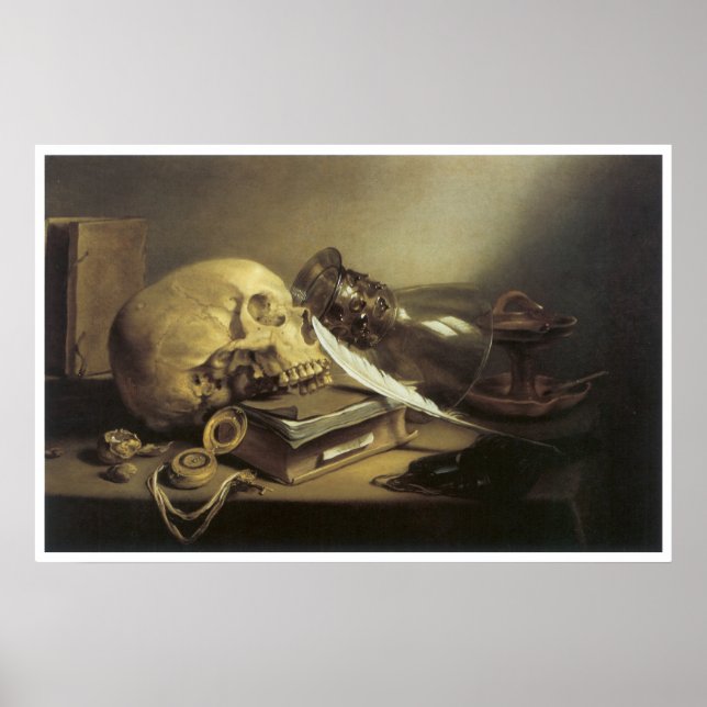 A Vanitas Still Life, 1645 Poster (Vorne)