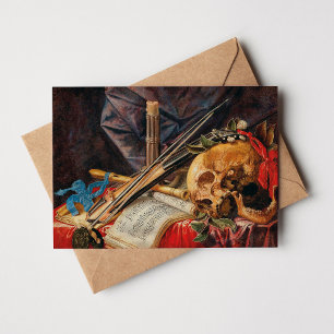 A Vanitas Still Life   Simon Renard de Saint-André Karte