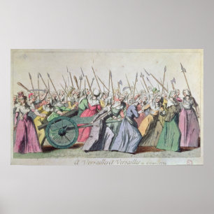 A Versailles, März der Frauen in Versailles Poster