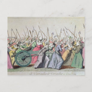 A Versailles, März der Frauen in Versailles Postkarte