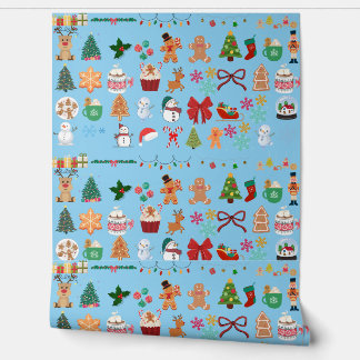 A vibrant christmas wallpaper  tapete