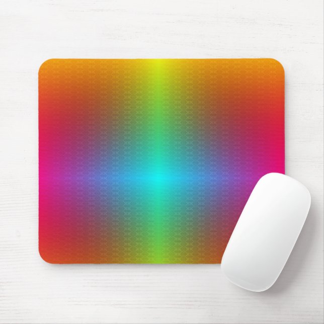 A vibrant mouse pad with a gradient of orange mousepad (Mit Mouse)