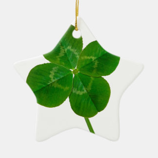A vierblättriges Kleeblatt Keramikornament