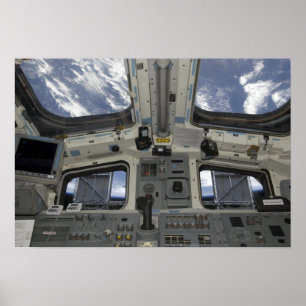 A view from inside the flight deck poster