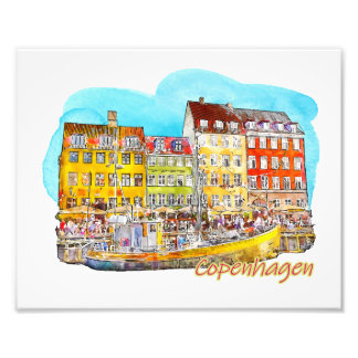 A view of Copenhagen Fotodruck