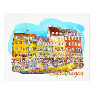 A view of Copenhagen Fotodruck