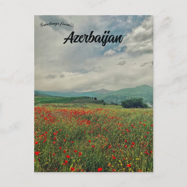 A View of Ismailli Azerbaijan Postkarte (Vorderseite)