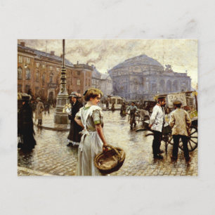 A View of Kongens Nytorv, Kopenhagen, Postkarte