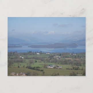 A view of Loch Lomond from the Dumpling Postkarte