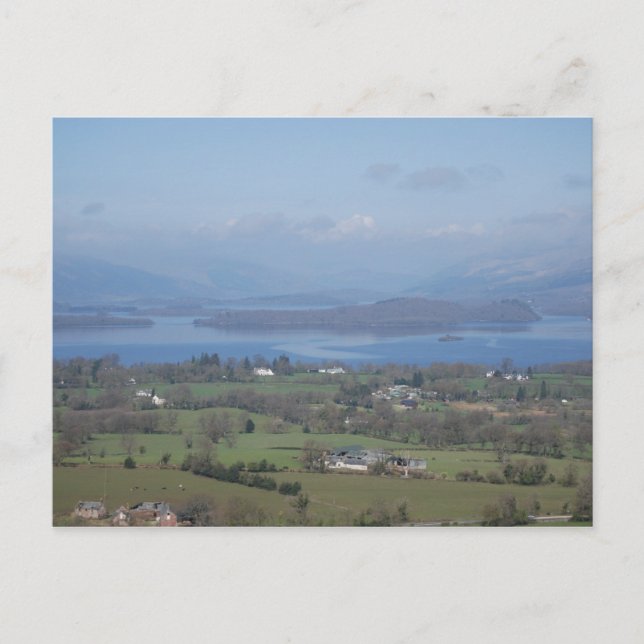 A view of Loch Lomond from the Dumpling Postkarte (Vorderseite)