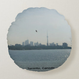 A view of Toronto Round Pillow Rundes Kissen