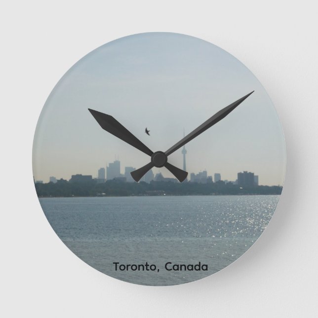 A view of Toronto Round  Runde Wanduhr (Vorderseite)