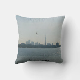 A view of Toronto Throw Pillow Kissen