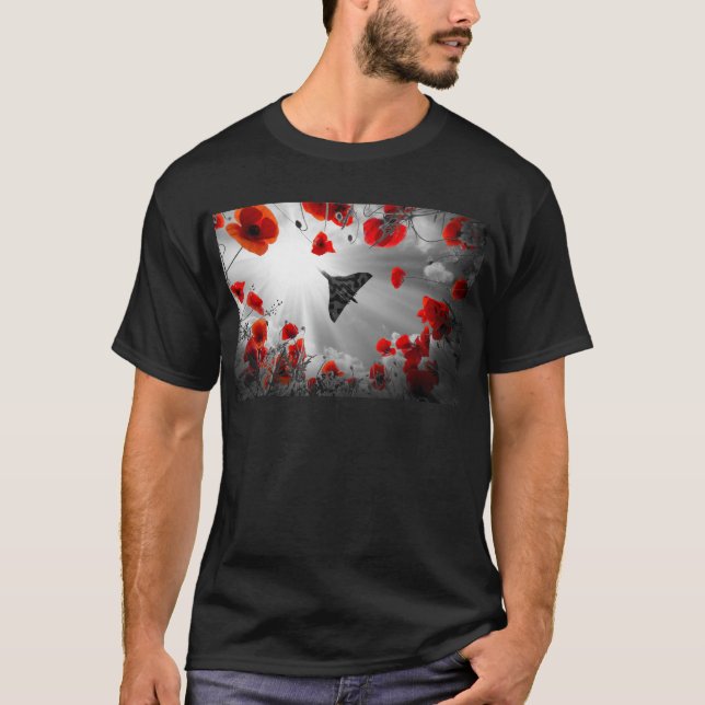 A Vulcan Poppy Red T-Shirt (Vorderseite)