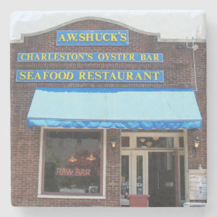 A.W. Shucks Oyster Bar Restaurant Charleston, SC. Steinuntersetzer