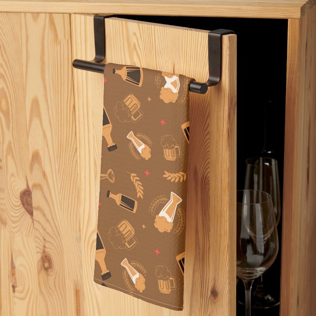 A warm brown blanket with a repeated pattern geschirrtuch (Von Creator hochgeladen)