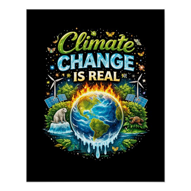 A Warming World Poster (Vorderseite)