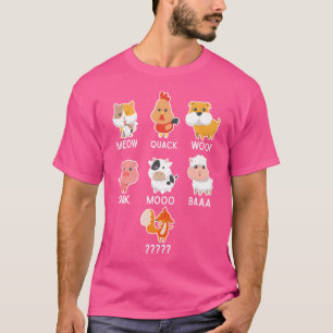A Was sagt der Fuchs Tiere? T-Shirt