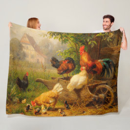 A Watchful Eye Carl Jutz 1916 Bauernhof Fleecedecke