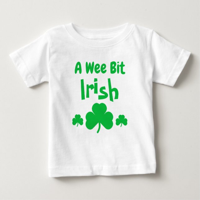 A Way Bit Irish Baby T-shirt (Vorderseite)