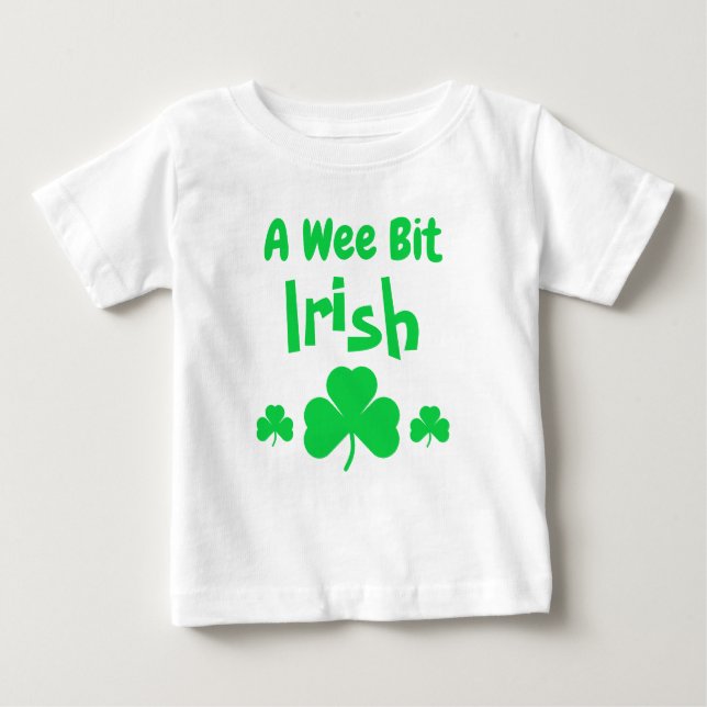 A Way Bit Irish Baby T-shirt (Vorderseite)
