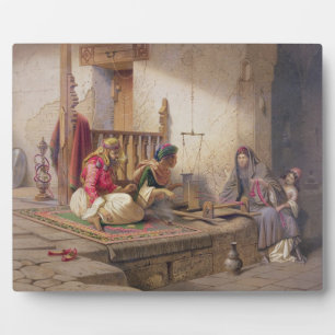 A weaver in Esna, one of 24 illustrations produced Fotoplatte