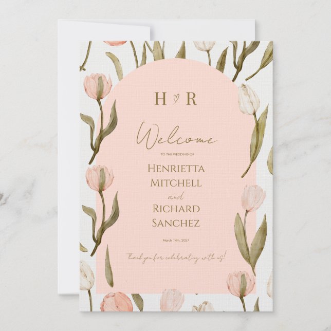 A wedding invitation with a elegant touch for you! (Vorderseite)