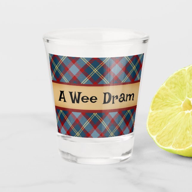 A Wee Dram of Scotch Schnapsglas (Vorderseite)