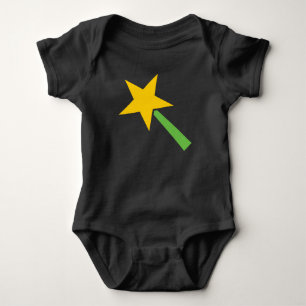 A Wee One's Fantasy-Zauberstab-Body Baby Strampler