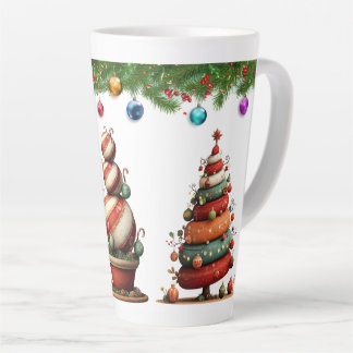 A Whimsical Christmas Topiary Trees Milchtasse