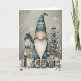 A Whimsical Gnome Christmas Feiertagskarte