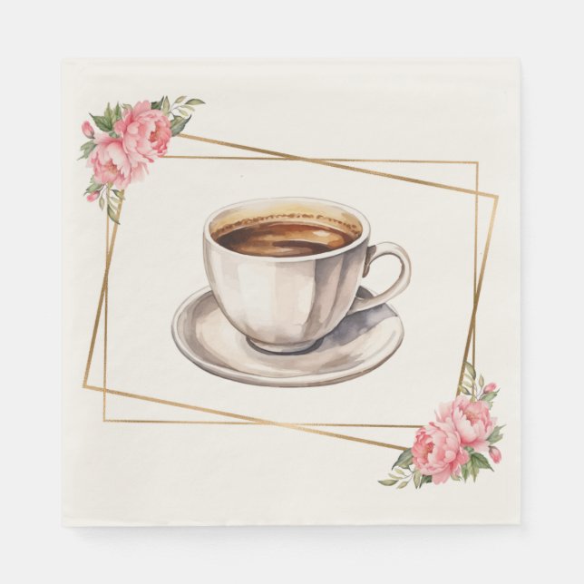 A Whole Latte Love Paper Napkin Serviette (Vorderseite)