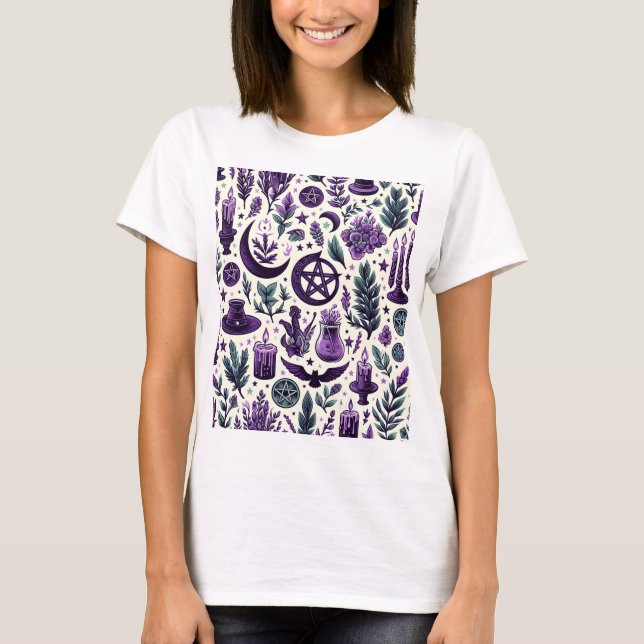 A Wiccan Pattern 1 T-Shirt (Vorderseite)