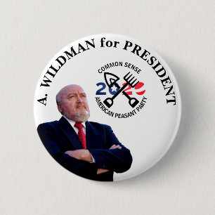 A. Wildman für Präsident 2020 Button