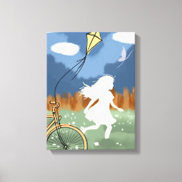 A Wing Ahead I – Childhood Freedom & Play Leinwanddruck