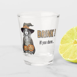 A witch's love schnapsglas