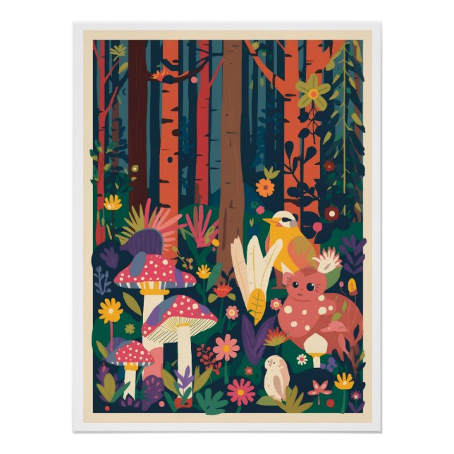 A woodland glossy poster (Vorderseite)