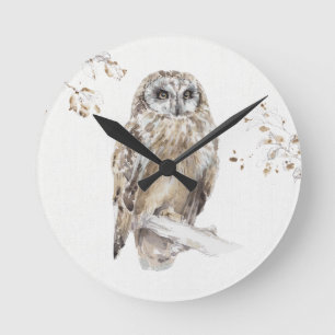 A Woodland Walk VIII Runde Wanduhr