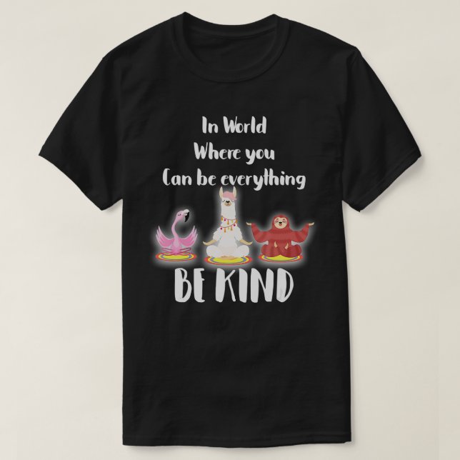 a world of kindness Unity Day anti bullying choose T-Shirt (Design vorne)