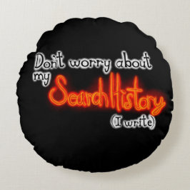 A Writer's Secret Rundes Kissen