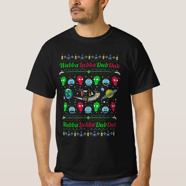 A Wubba Lubba X Mas T-Shirt (Vorderseite)