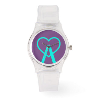 A&X Pink A~Heart Watch Armbanduhr