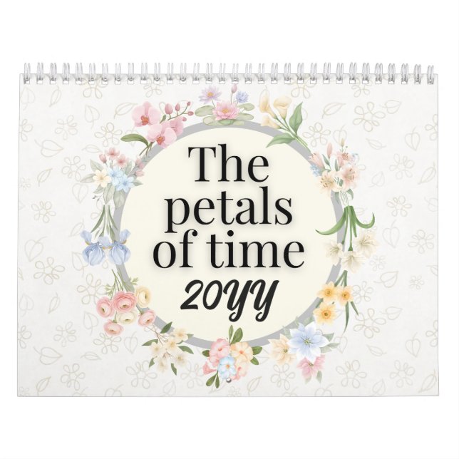 A Year in Bloom : Aesthetic Floral Gift Kalender (Titelbild)