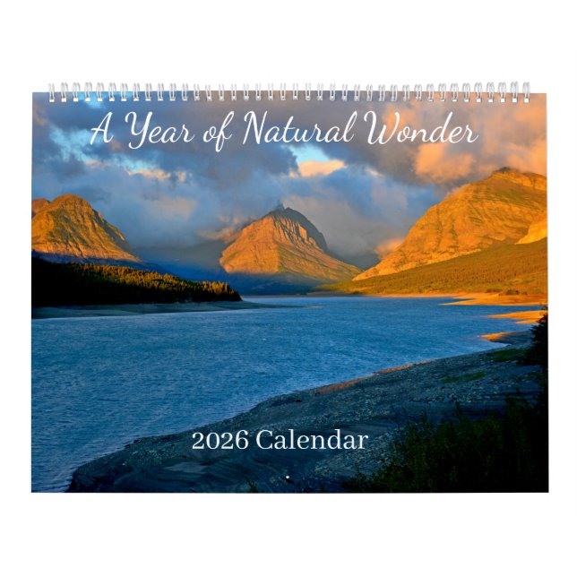 A Year of Natural Wonder 2026 Calendar Kalender (Titelbild)