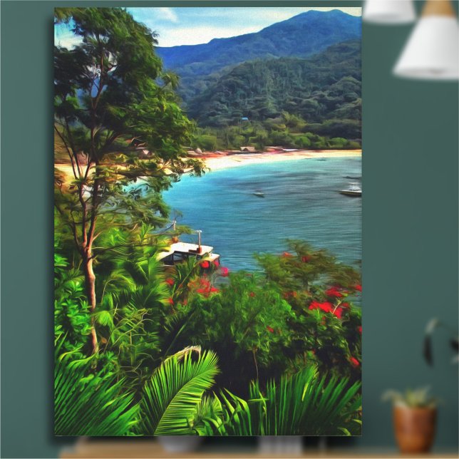 A Yelapa View 0828 Art Canvas Print Leinwanddruck (Von Creator hochgeladen)