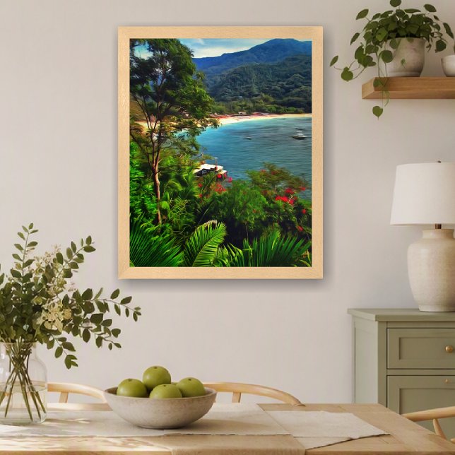 A Yelapa View 0828 Art Print Poster (Von Creator hochgeladen)