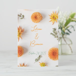A "Yes" in Summer Hues - Einladung zum Wedding