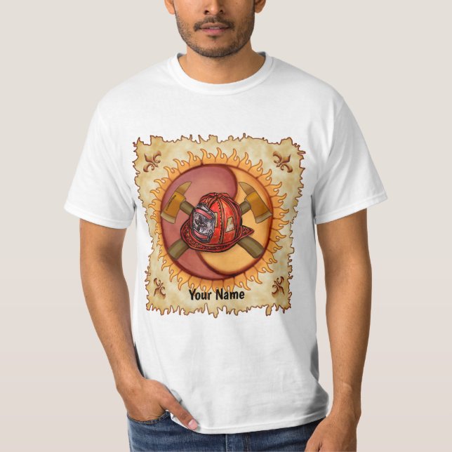 A Yin Yang Firefighter T - Shirt (Vorderseite)